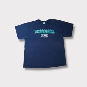 Trenton Thunder Baseball Navy Blue Short Sleeve T-Shirt | Size XL